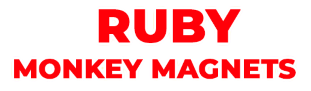 RUBY Monkey Magnets logo